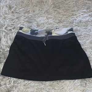 Black tennis skirt